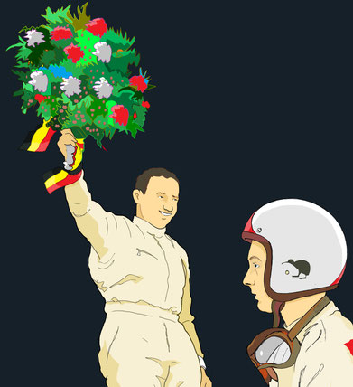 Bruce McLaren y Chris Amon by Muneta & Cerracín