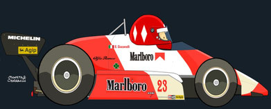 Bruno Giacomelli by Muneta & Cerracín
