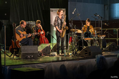 Sophie Alour quartet "Le Temps Virtuose", Festival Jazz360 2024. Photographie©tamkkaphoto-Alain Pelletier