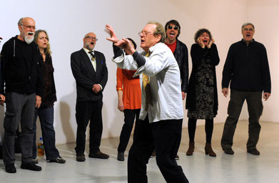 Stimmimprovisationsensemble Polyfolie, Leitung Phil Minton 2014, Düsseldorf