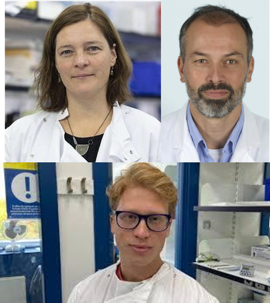 Dr. Esther Sammler, Prof. Peter van Hasselt, Dr. Daniel Saarela (unten). © NCL-Stiftung