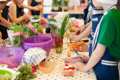 Mit Kindern leckere und gesunde Gerichte kochen