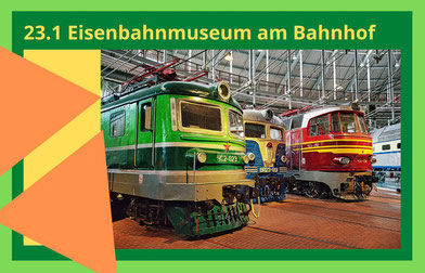 Eisenbahmuseum am Bahnhof