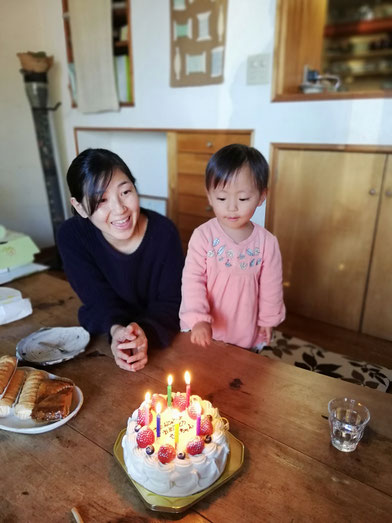 陶芸家　ブログ　茨城県笠間市　女性陶芸家　お正月　バースデイケーキ　誕生日