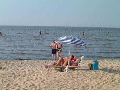 Sandstrand Cuxhaven - gesunde Luft