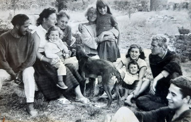 boerderij en familie Andre Breton in Le Pouldu Bretagne 60 er jaren