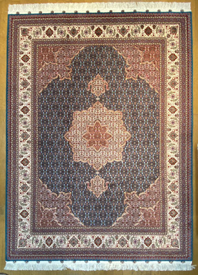 TABRIZ　FISH ドザールサイズ　縦糸silk