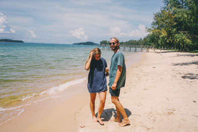 Kambodscha zweidiereisen Otres Beach