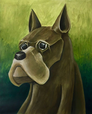 18 / MORENO GASPARETTO, "THE DOG", 20 x 30 cm.