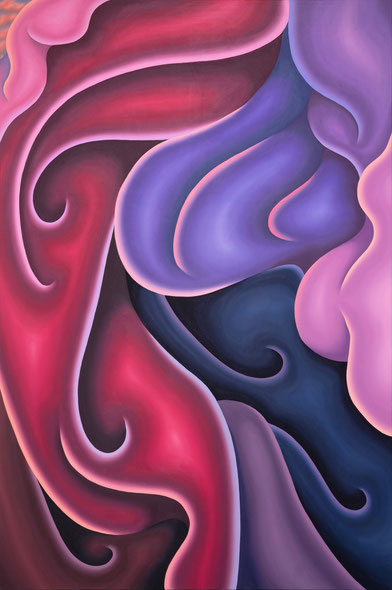 Themidrift, 2023, oil on canvas, 240 x 160 cm