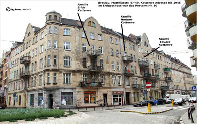 Die Matthiasstraße heißt heute Jednosci Narodowej