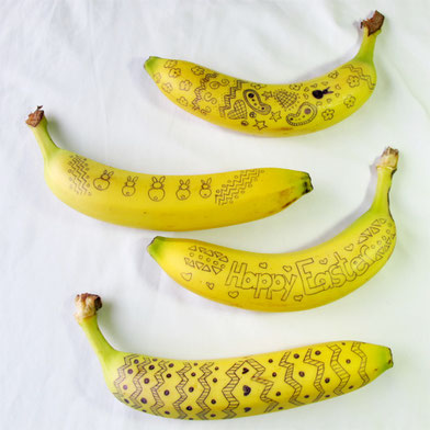 Beatrice Winkel - Bananen-Osterdekoration