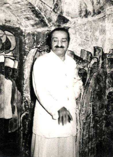 Baba inside his crypt : Photo by Panday