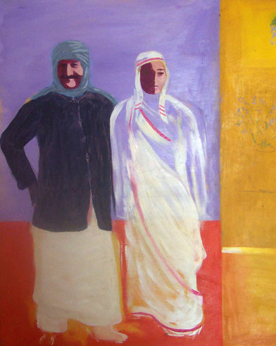 20. Detail of " Baba & Mehera " No.10 : Courtesy of John Parry