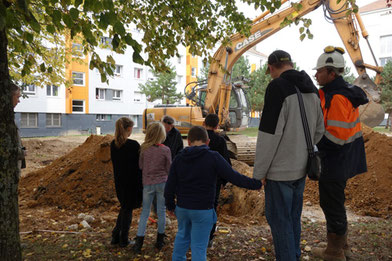 Fouilles du "Moulin Quignon" / Photo Mairie d'Abbeville