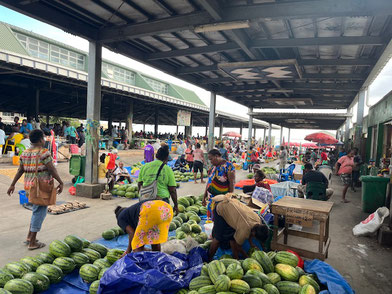 Central Market in Honiara, capital city