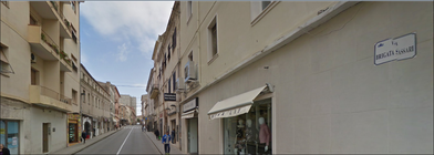 Via Brigata Sassari come è ora