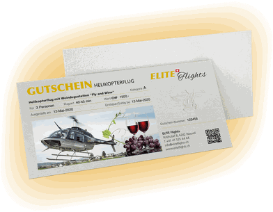 Elite Flights, Gutschein Fly and Wine, Helikopterflug mit Weindegustation Helikopterflug, Helikopterrundflug, Rundflug