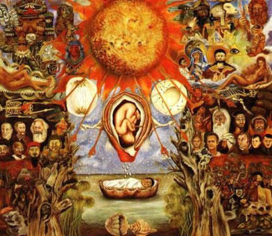 Frida Kahlo's maleri "Moses"