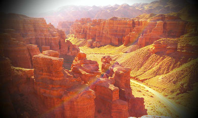 Sharyn Canyon Kazachstan Robur Wohnmobil