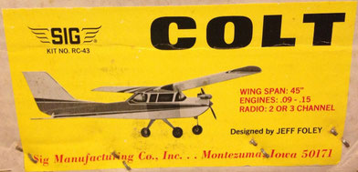 Sig colt rc plane 2025
