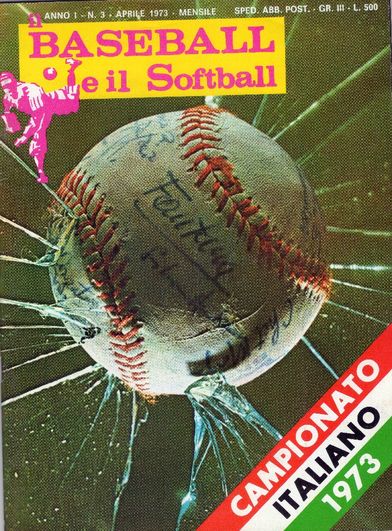 Una copertina del mensile "Il BASEBALL e il Softball" di cui si parla nell'articolo