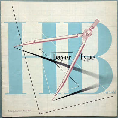 Herbert Bayer, Schriftmusterheft bayer-Type, 1935