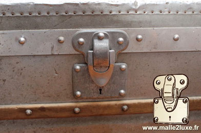 malle louis vuitton en alu super rare 1892