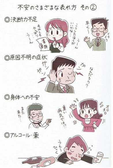 不安のさまざまな表れ方 その2