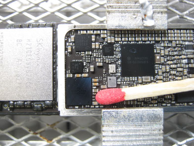 reballing eines iPhone7 Audio Chips