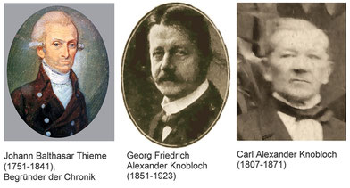 Johann Balthasar Thieme, Carl Alexander Knobloch, Georg Friedrich Alexander Knobloch 
