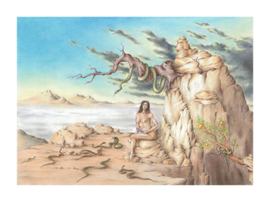 Mirovia, Eva, arte fantástico, dibujo fantastico, dibujantes españoles