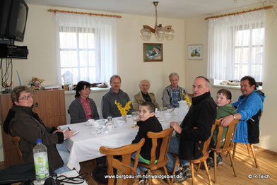 Kaffeetafel im Auszugshaus