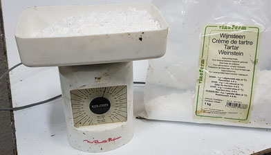 crème de tartre pour améliorer l'inversion du sucre