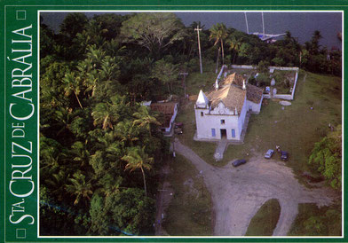 The church in Sta. Cruz Cabrália