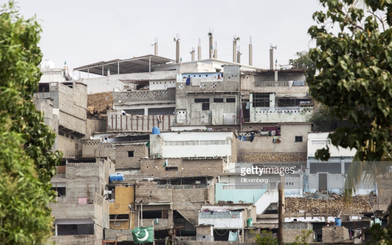 Hillside Slum Housing in Orangi Town. Bloomberg