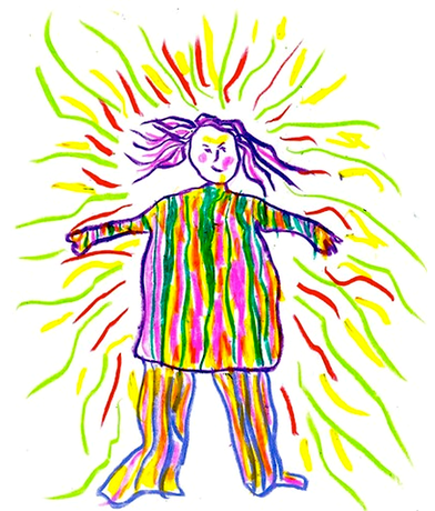 Inner Child Drawing by Shelley Klammer