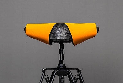 Sitzauflage Farbe Orange für Pendelhocker