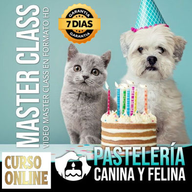 Aprende Online Pastelería Canina y Felina, cursos de oficios online, 