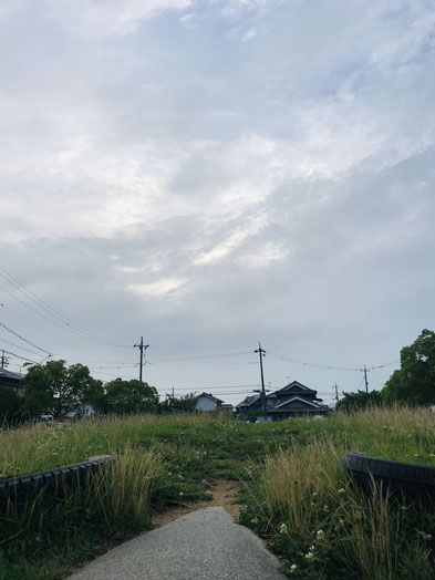 2019年7月1日　福山市神辺町川北　AM6:00 空の写真