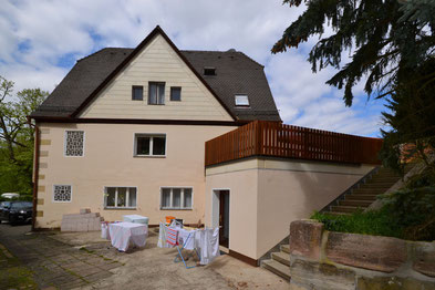 Die Denkmalschutz Immobilie Makler historischer Häuser einfamilienhaus mit scheuen in heroldsberg