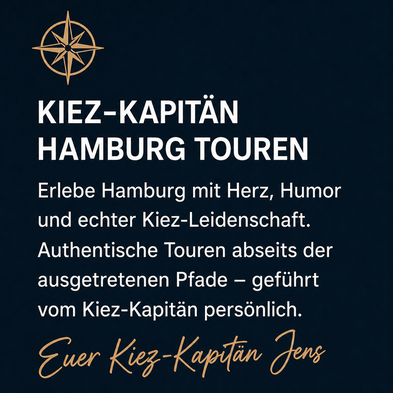 Die Kiez-Kapitän Hamburg Touren mit besten Bewertungen für die Reeperbahn und Beatles Kieztour und die Stadtführung Hamburg.