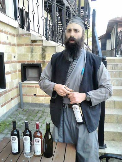 Vin vignes monastère Serbie Danube