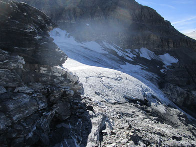 Steilstufen beim Lämmerengletscher.