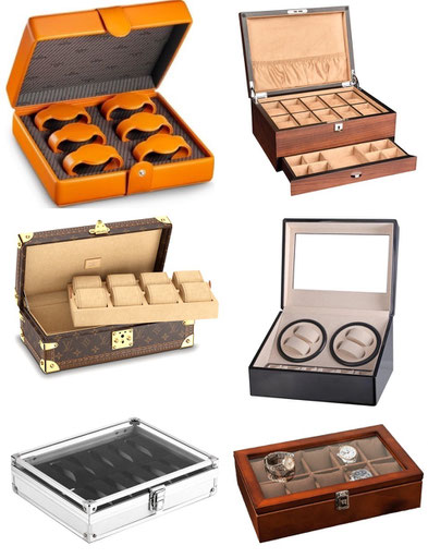 Rolex boxes for several watches Louis Vuitton creation