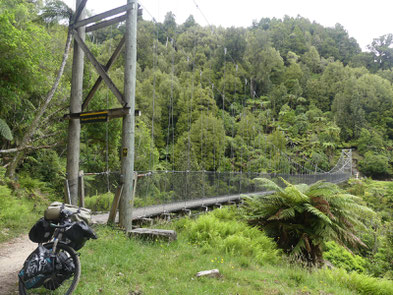 Eine der längsten Brücken des Timbertrails