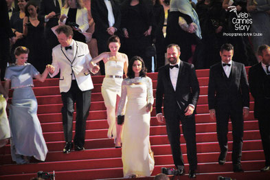 Equipe du film "The Lobster", Yorgos Lanthimos, Festival de Cannes 2015 © Anik COUBLE