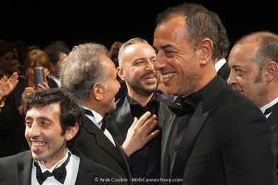 Léa Seydoux, Abdellatif Kechiche et Adèle Exarchopoulos - Festival de Cannes 2013