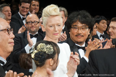 Léa Seydoux, Abdellatif Kechiche et Adèle Exarchopoulos - Festival de Cannes 2013