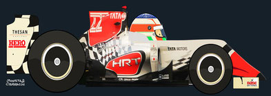 Narain Karthikeyan by Muneta & Cerracín